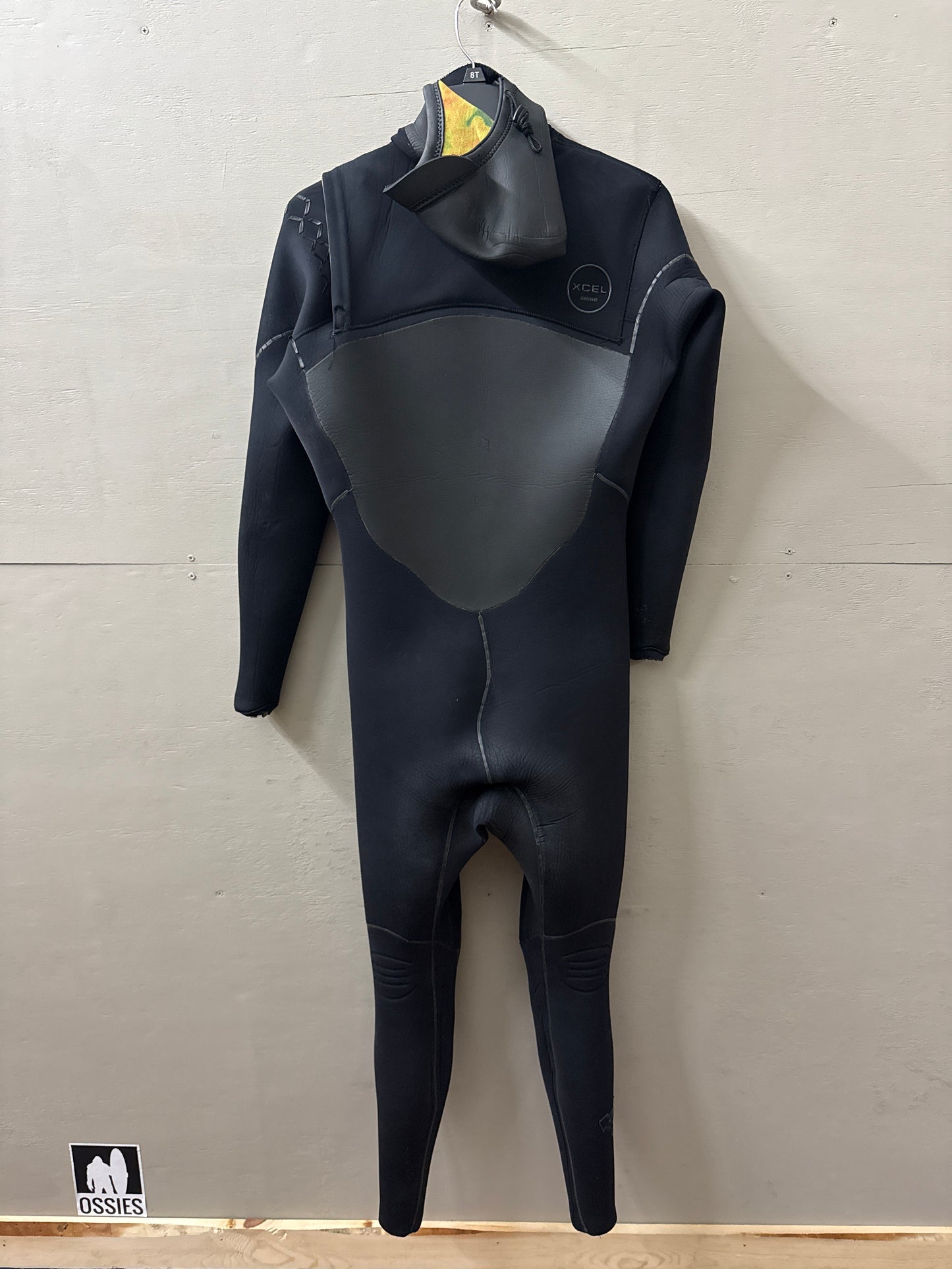 USED Mens 4/3MM Xcel Drylock Wetsuit - Size XL (6'0"-6'2" | 190-210 lbs) - Good