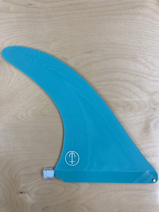 CF Longboard Raked Fins Teal 7