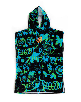 Grom Poncho Cyan Green