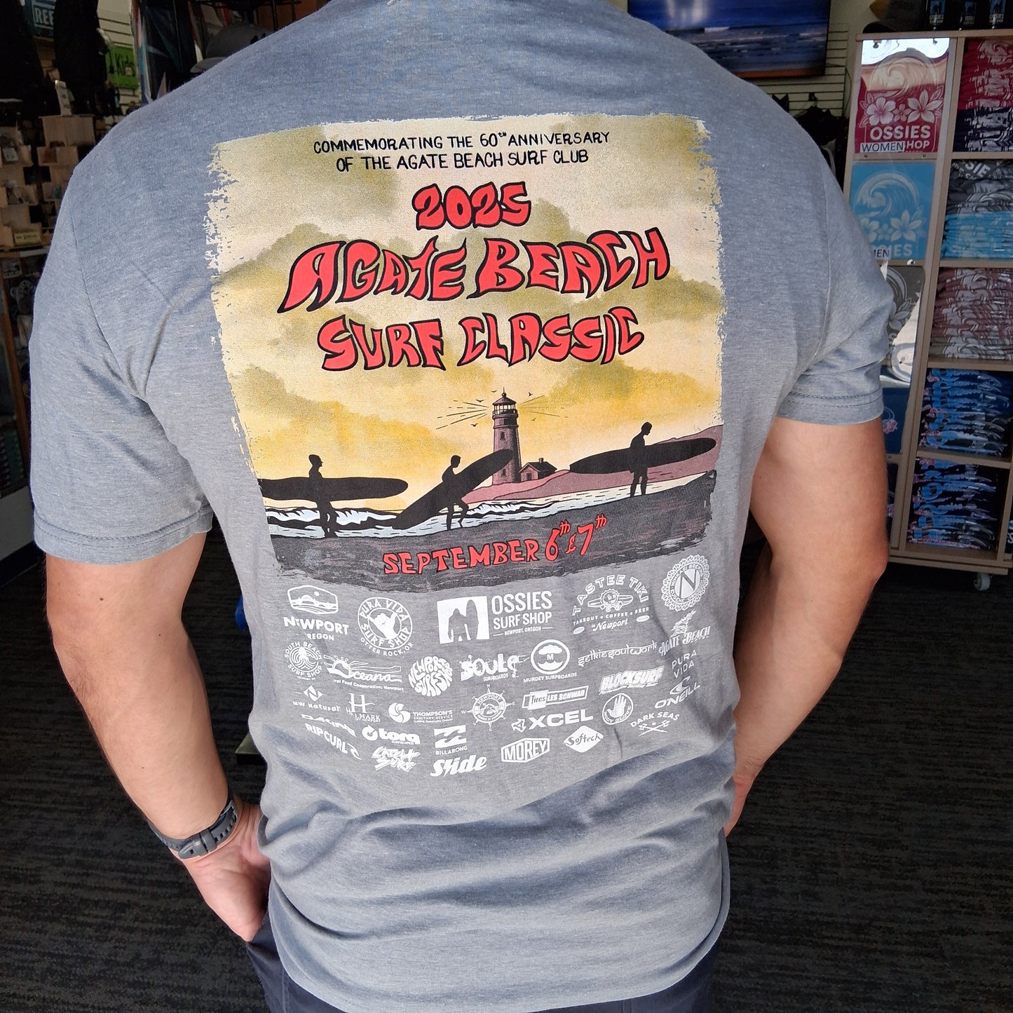 Agate Beach Surf Classic Tee 2025