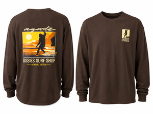 Agate Sunset Longsleeve Tee Brown