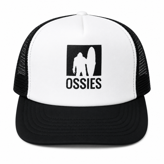 Ossies Sasquatch Hat White/Black