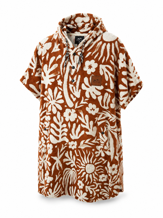Sunny Poncho Brown