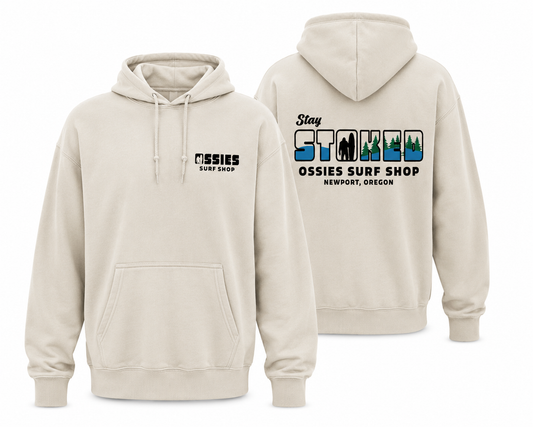 Stoked Tree Hoodie Sand
