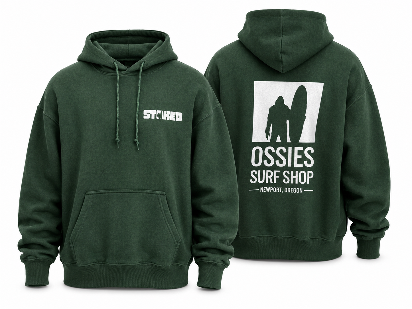 Sasquatch Hoodie Green