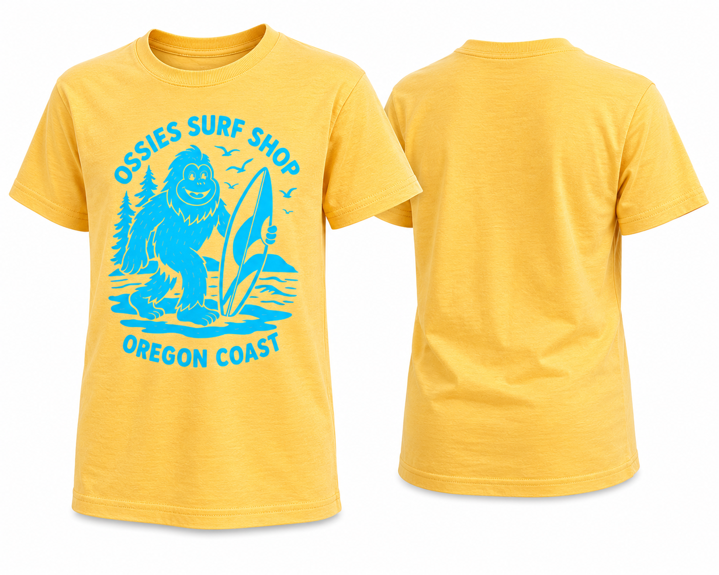 Kids Sasquatch Tee Yellow