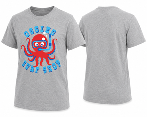 Youth Ocotpus Scuba Tee Heather Grey