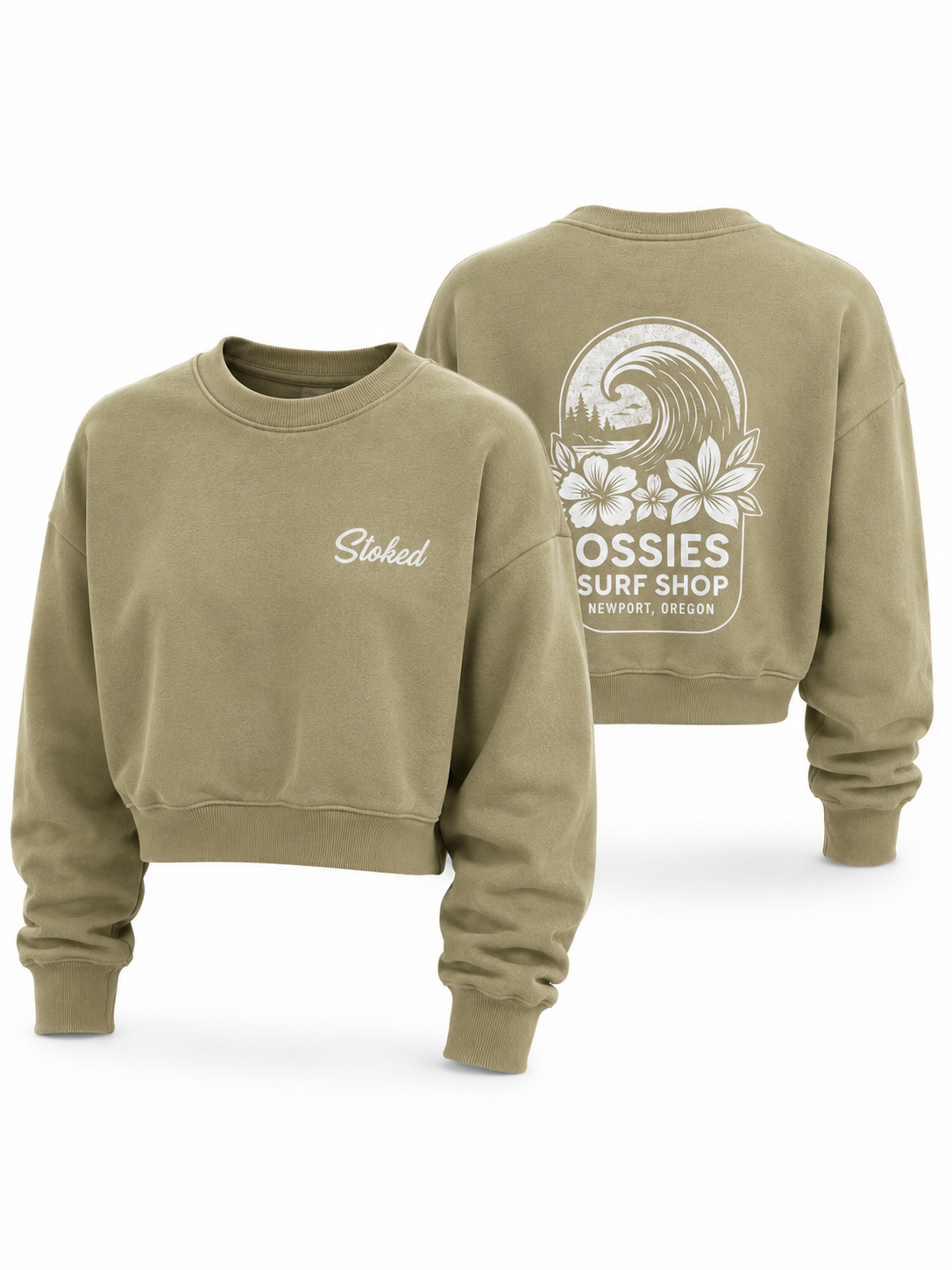 Womens NW Wave Crewneck Green