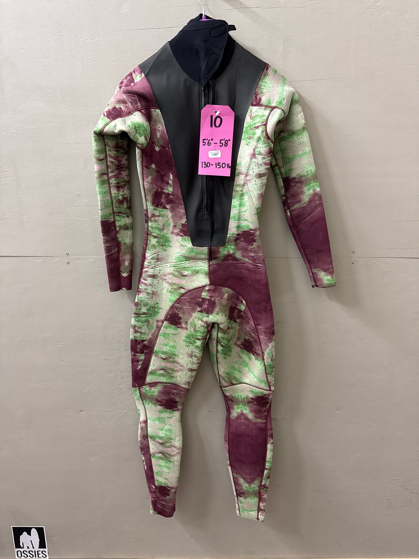 USED Womens 4/3MM Kassia Wetsuit - Size 10 (5'6"-5'8" | 130-150 LBS) - Good