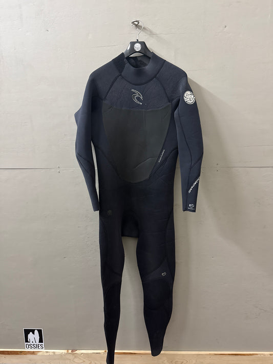 USED Men's 4/3MM Rip Curl Dawn Patrol Wetsuit - Size 2X (6'0"-6'2" | 210-230 lbs) - Fair