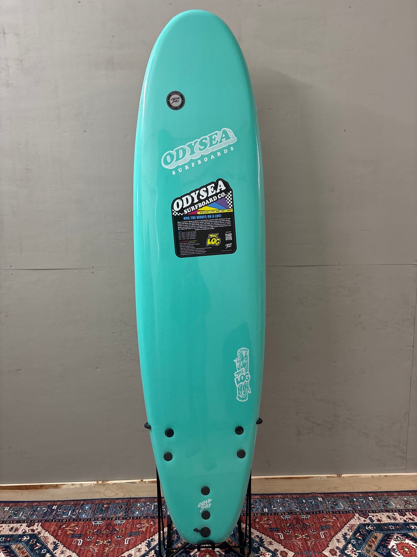 Catch Surf Odysea Log 7'0" X 22" X 3.125" | 72L | Soft Surfboard - Turquoise