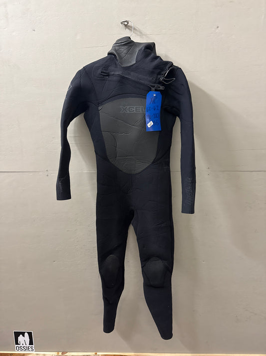USED Men's 5/4/3MM Xcel X-zip Wetsuit - Sizle XL (6'0"-6'2" | 190-210 lbs) - Needs Repair