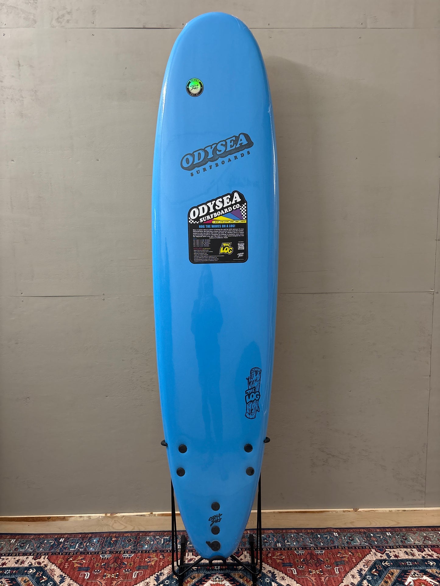 Catch Surf Odysea Log 7'6" X 22" X 3.25" | 78L | Soft Surfboard - Blue