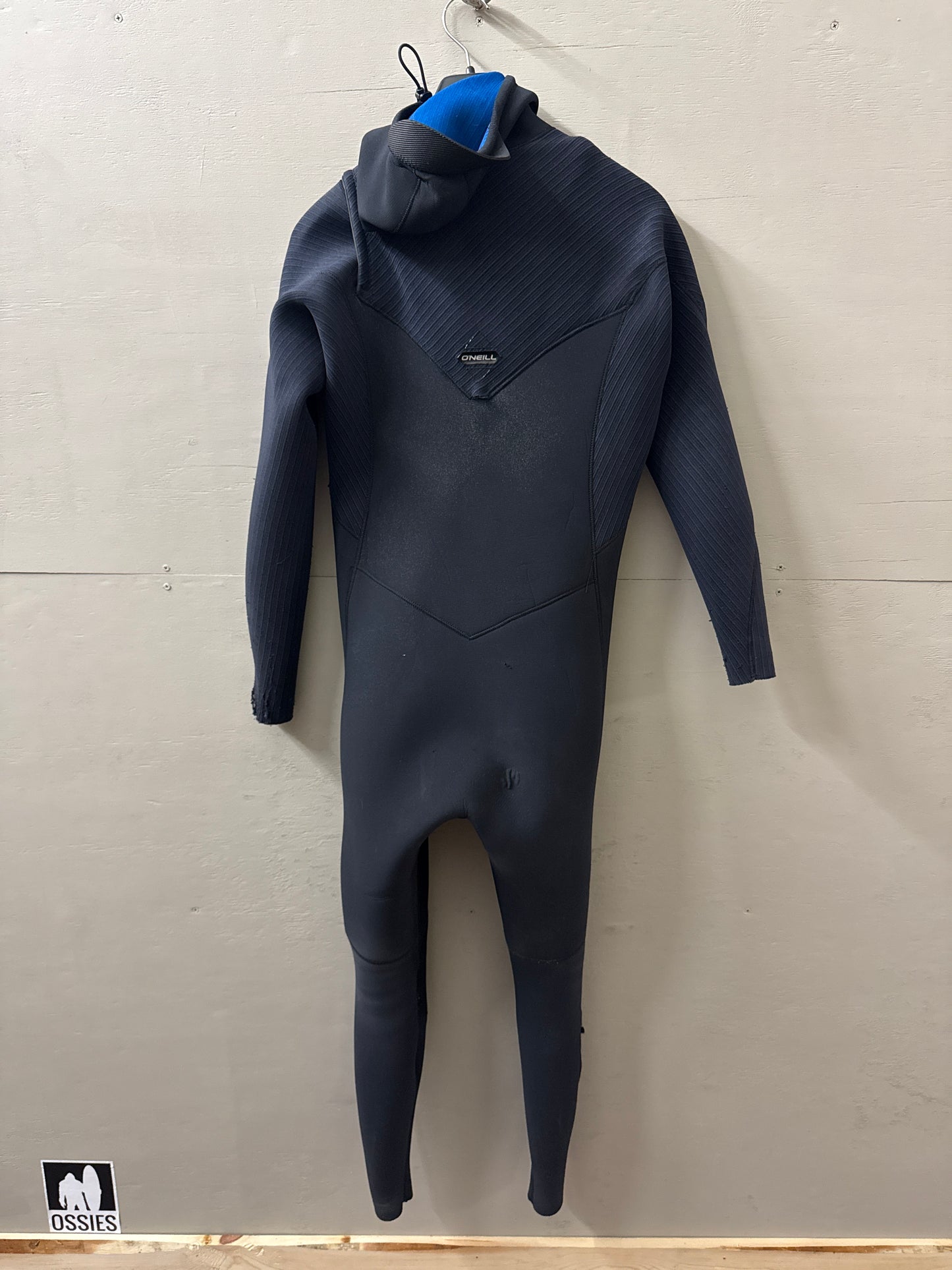 Used Mens 4/3MM Oneill Hyperfreak Wetsuit - Size 2X (6'0"-6'2" | 210-230 lbs) - Fair