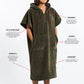 The Digs Extra Warm Poncho Green