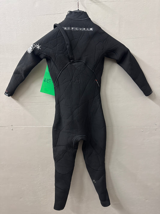 USED Youth 3/2MM Rip Curl Flashbomb Wetsuit - Size 8 (4'4"–4'7" | 60–75 LBS) - Fair