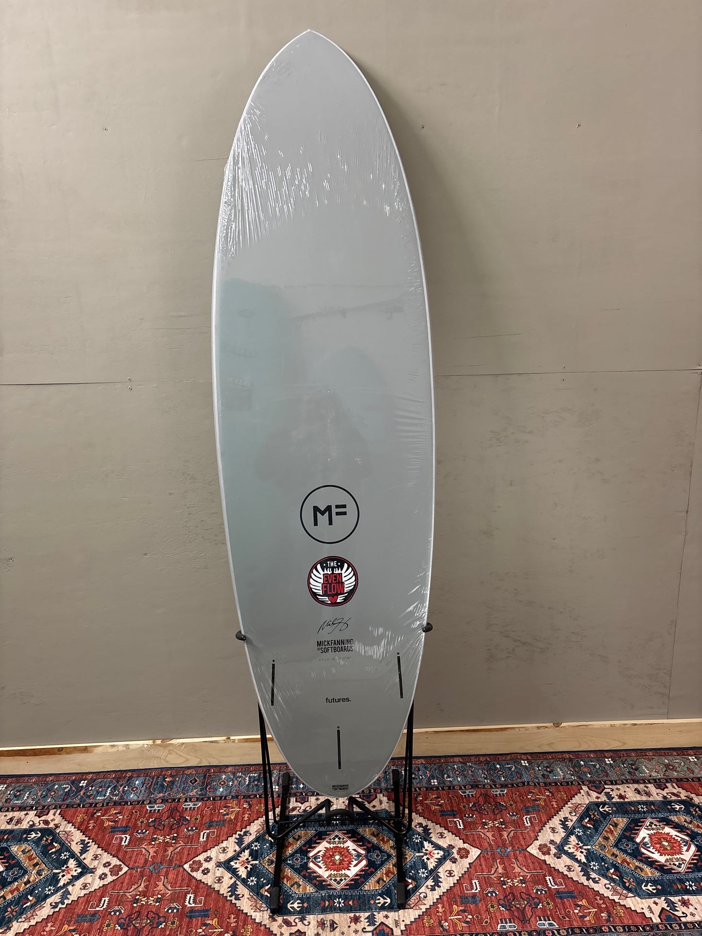 Mick Fanning Even Flow 6'6" X 21 ½ X 3" | 45.70L | Soft Surfboard - Grey