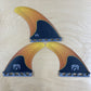Futures Mayhem Thruster Fins Small Orange
