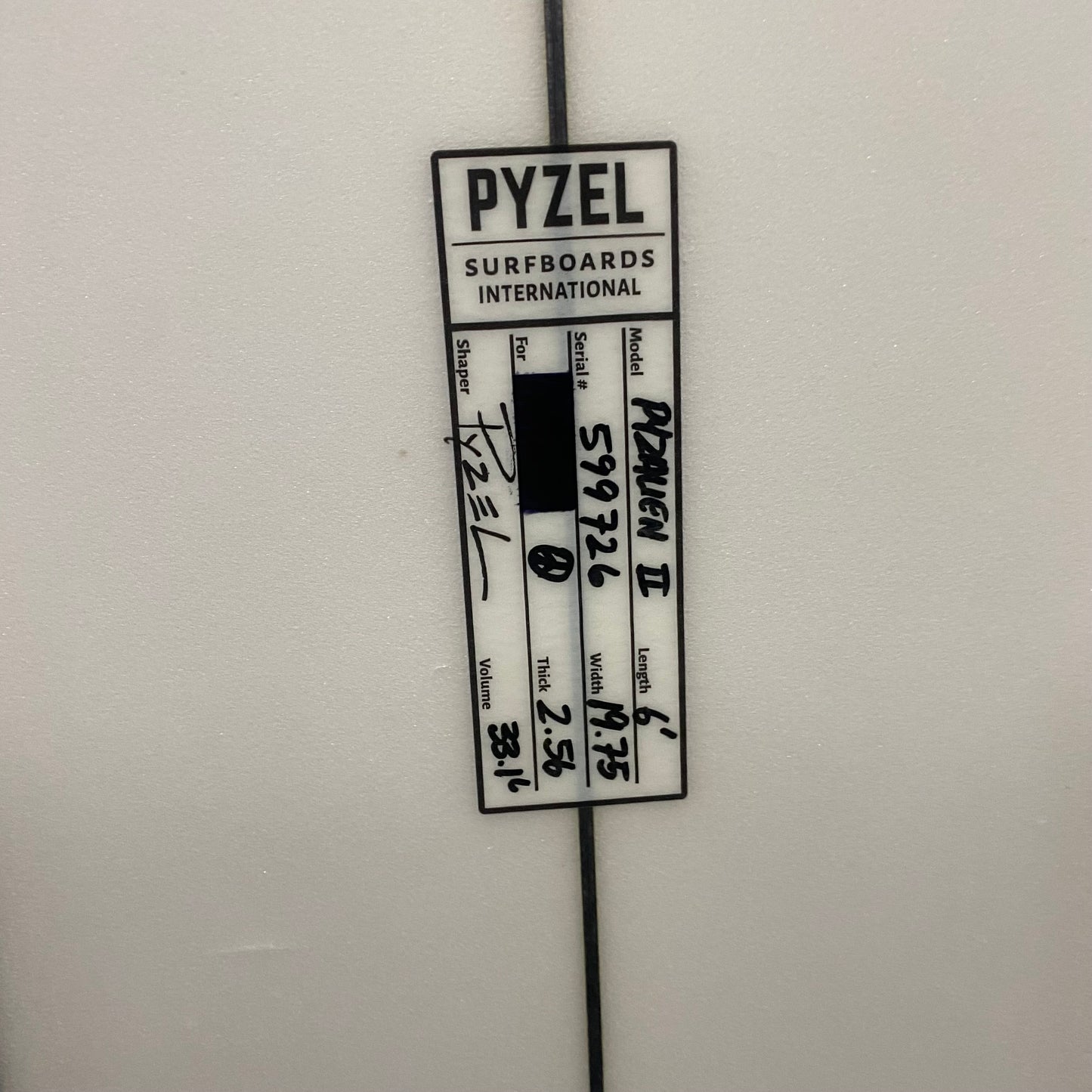 Used 6'1" Pyzalien 2