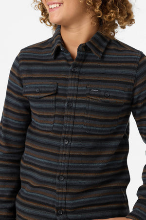 Boy's Richmond Flannel Long Sleeve Shirt x O'Neill