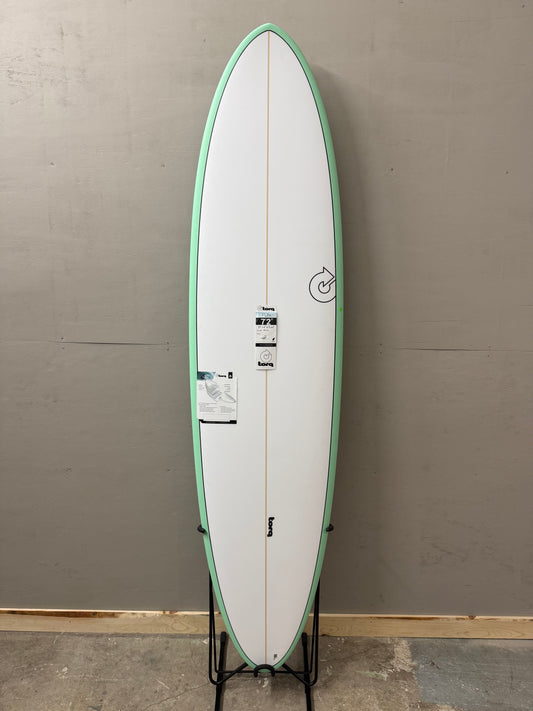 Torq Mod Fun 7'2" X 21 ¼ X 2 ¾ | 47.2L | TET Epoxy Surfboard - Seagreen Rail