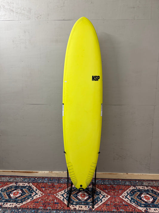 NSP Protech Fun 7'6" X 21 ¾ X 2 ⅞ | 54.4L | Epoxy Surfboard - Lemon