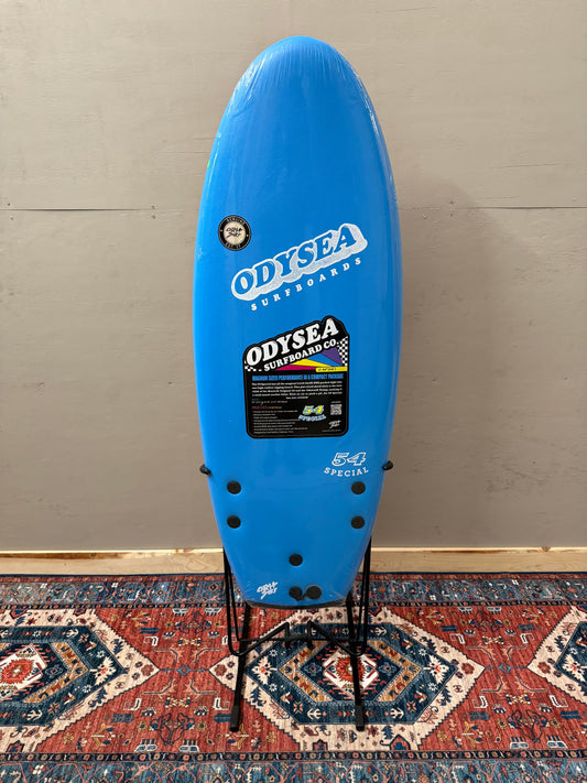 54" Special 4'6" X 19.75" X 2.5" | 32L | Soft Surfboard - Blue
