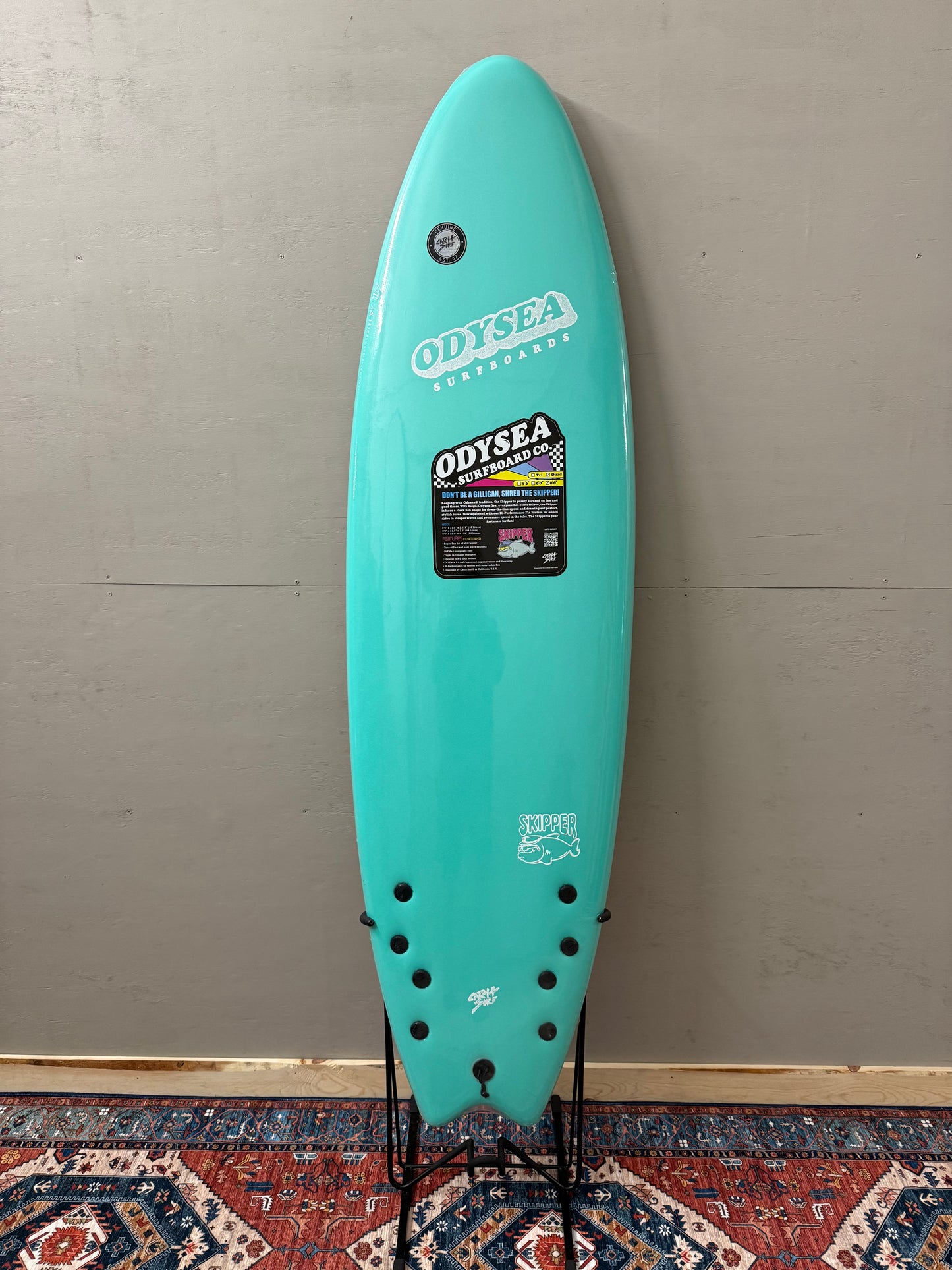 Catch Surf Skipper 6'6" X 22" X 3.125" | 55L | Soft Surfboard -  Green