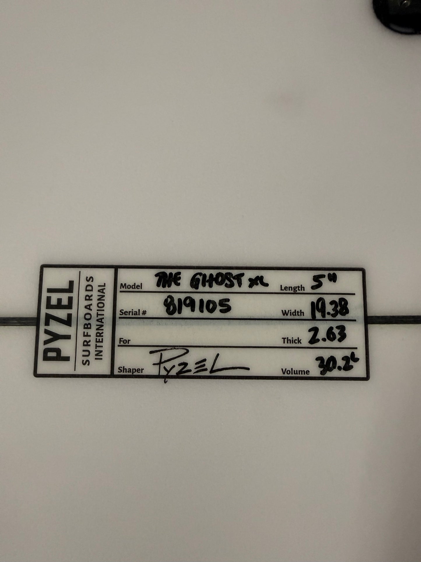 Pyzel Ghost XL 5'11" X 19.38 X 2.63 | 30.2L PU Surfboard