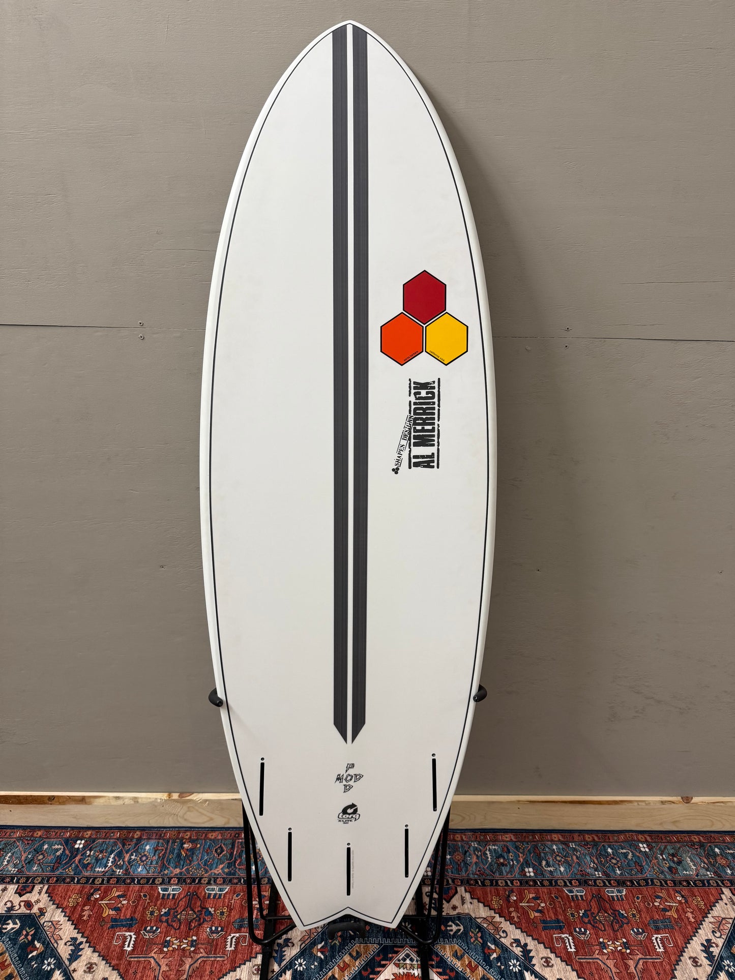 Channel Islands Torq Pod Mod 5'6" X 20 3/8" X 2 1/2" 31.3 Epoxy Surfboard - white
