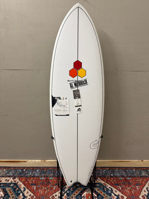 Channel Islands Torq Pod Mod 5'6" X 20 3/8" X 2 1/2" 31.3 Epoxy Surfboard - white