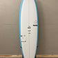 Torq Fish 6'6" X 21 X 2 ⁵/₈ | 37.6L | Epoxy Surfboard - Blue Rail