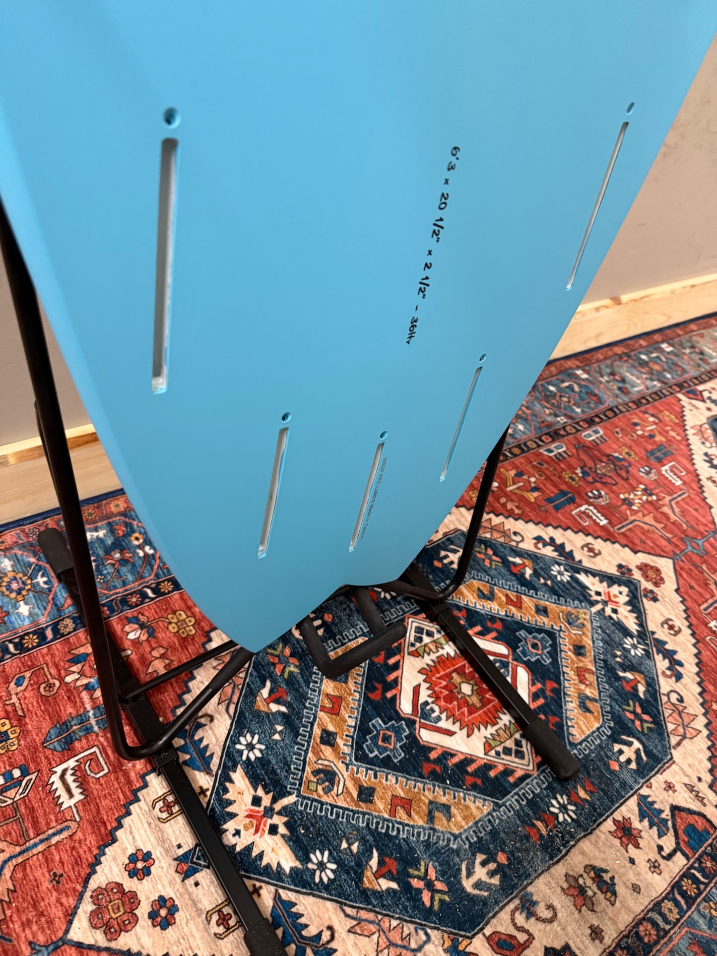 Torq Fish 6'3" X 20 ½ X 2 ⁵/₈ | 36L | Epoxy Surfboard - Miami Blue Rail