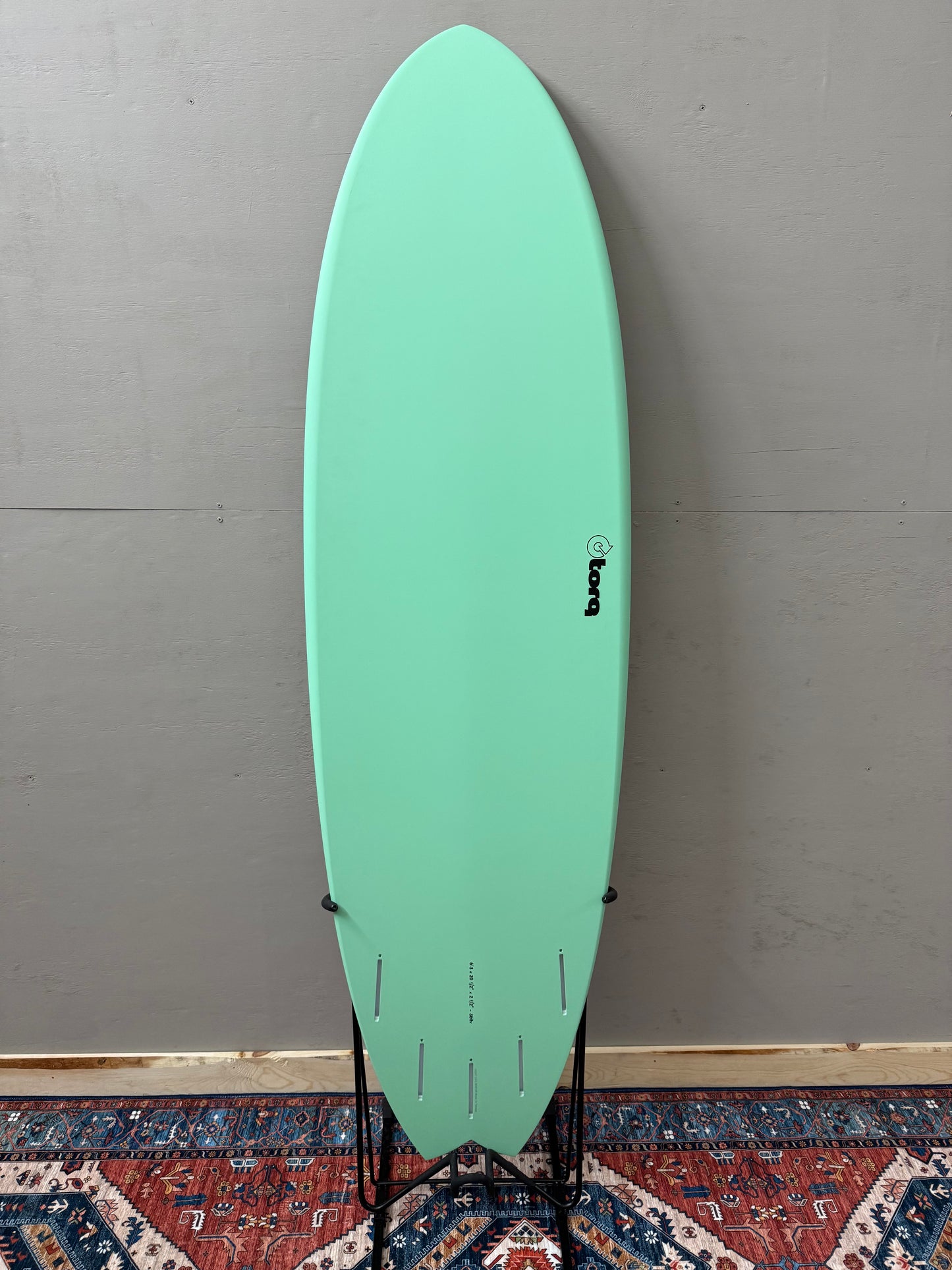 Torq Fish 6'3" X 20 ½ X 2 ⁵/₈ | 36L | Epoxy Surfboard- Sea Green Rail