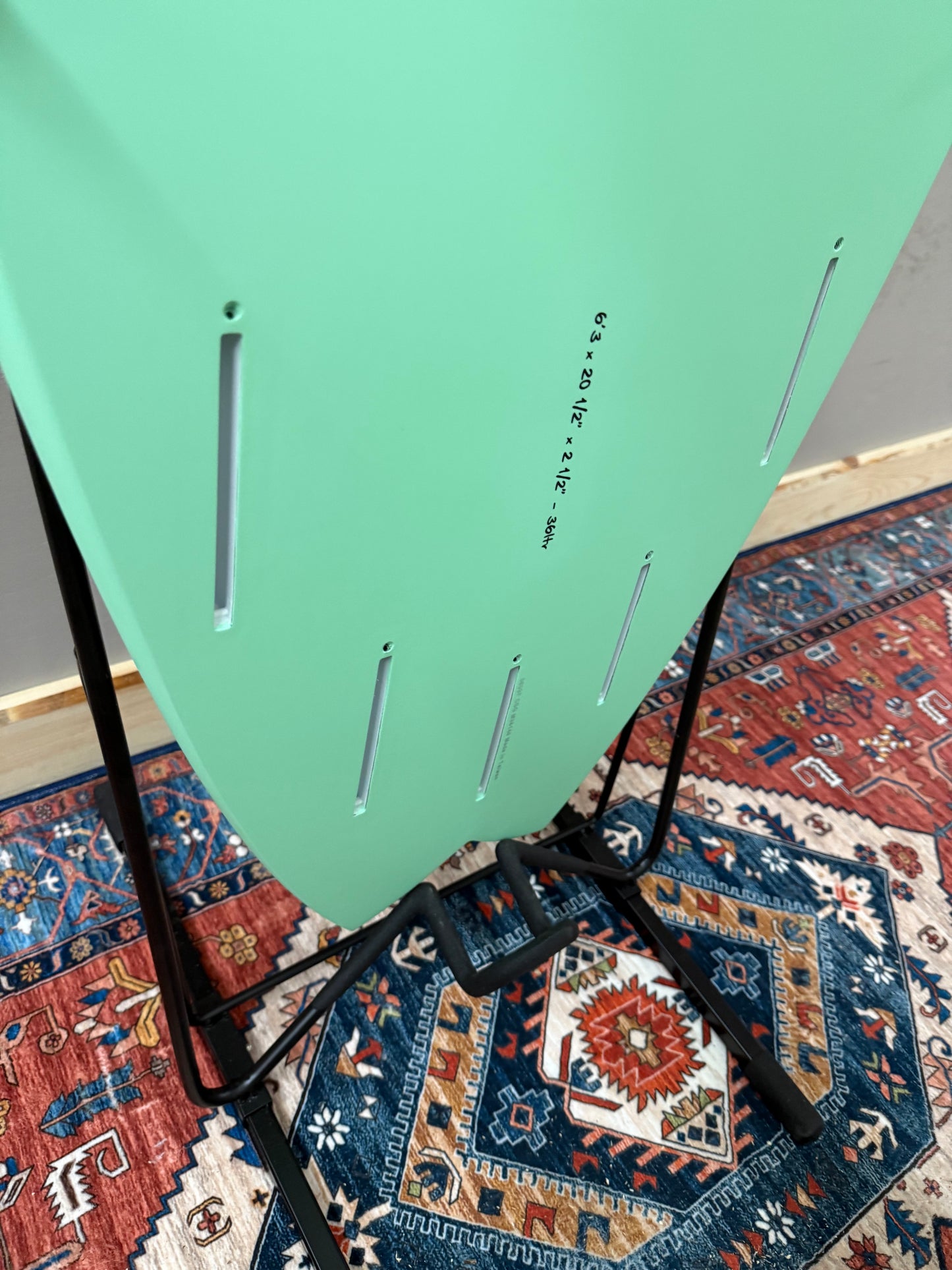 Torq Fish 6'3" X 20 ½ X 2 ⁵/₈ | 36L | Epoxy Surfboard- Sea Green Rail