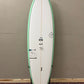 Torq Fish 6'3" X 20 ½ X 2 ⁵/₈ | 36L | Epoxy Surfboard- Sea Green Rail