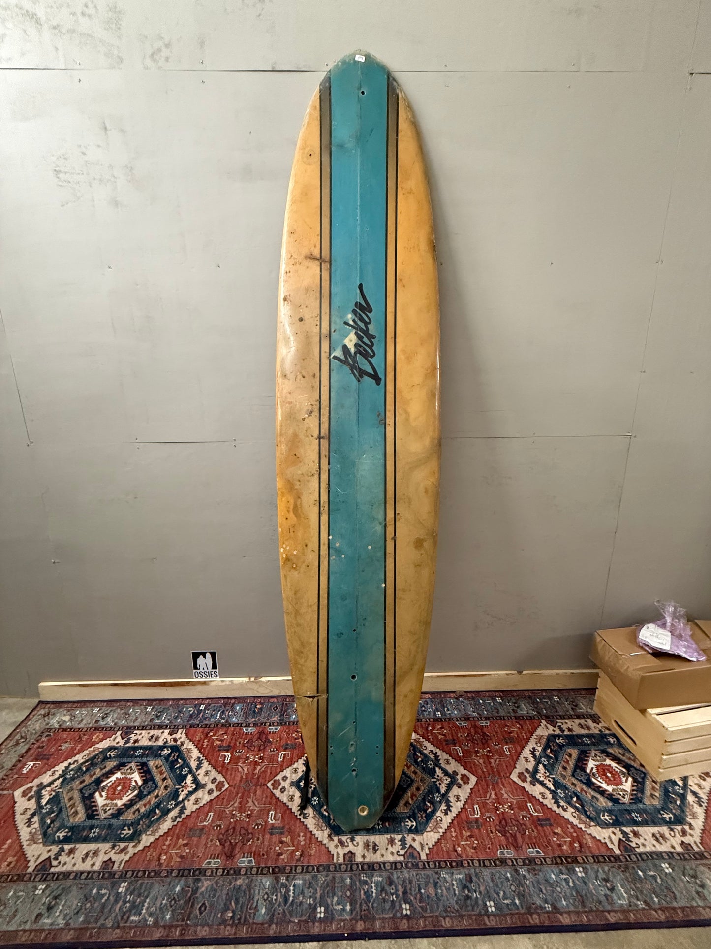 Damaged Becker Surfboard For Art