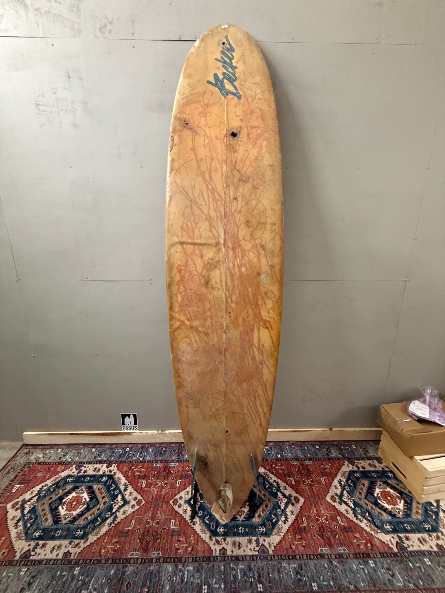 Damaged Becker Surfboard For Art
