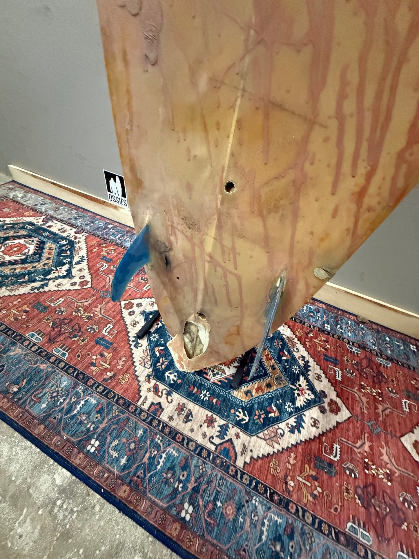 Damaged Becker Surfboard For Art