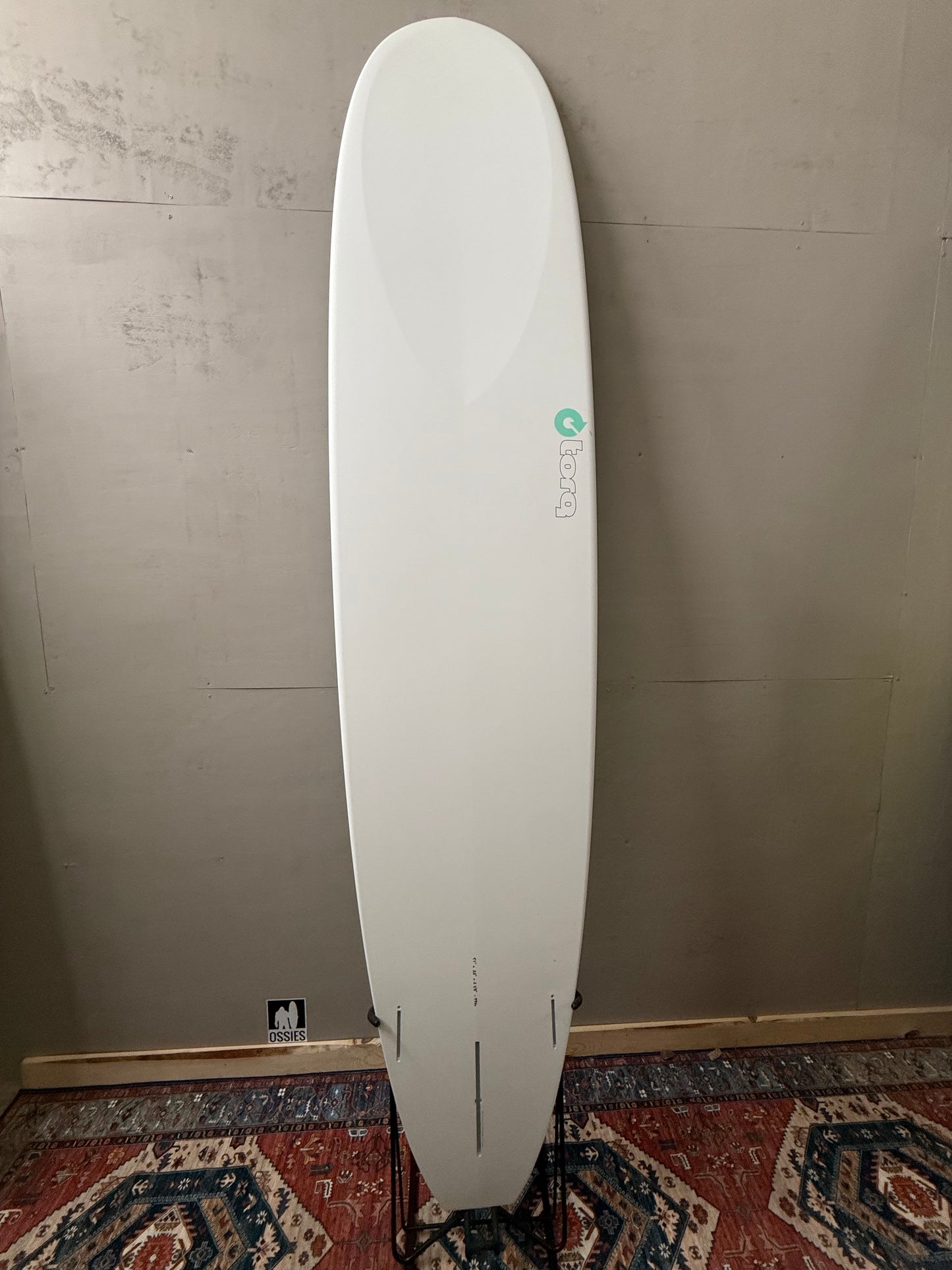 Torq Noserider Longboard 9'1" X 23" X 3 ⅛ | 77L | TET Epoxy Surfboard - Seagreen