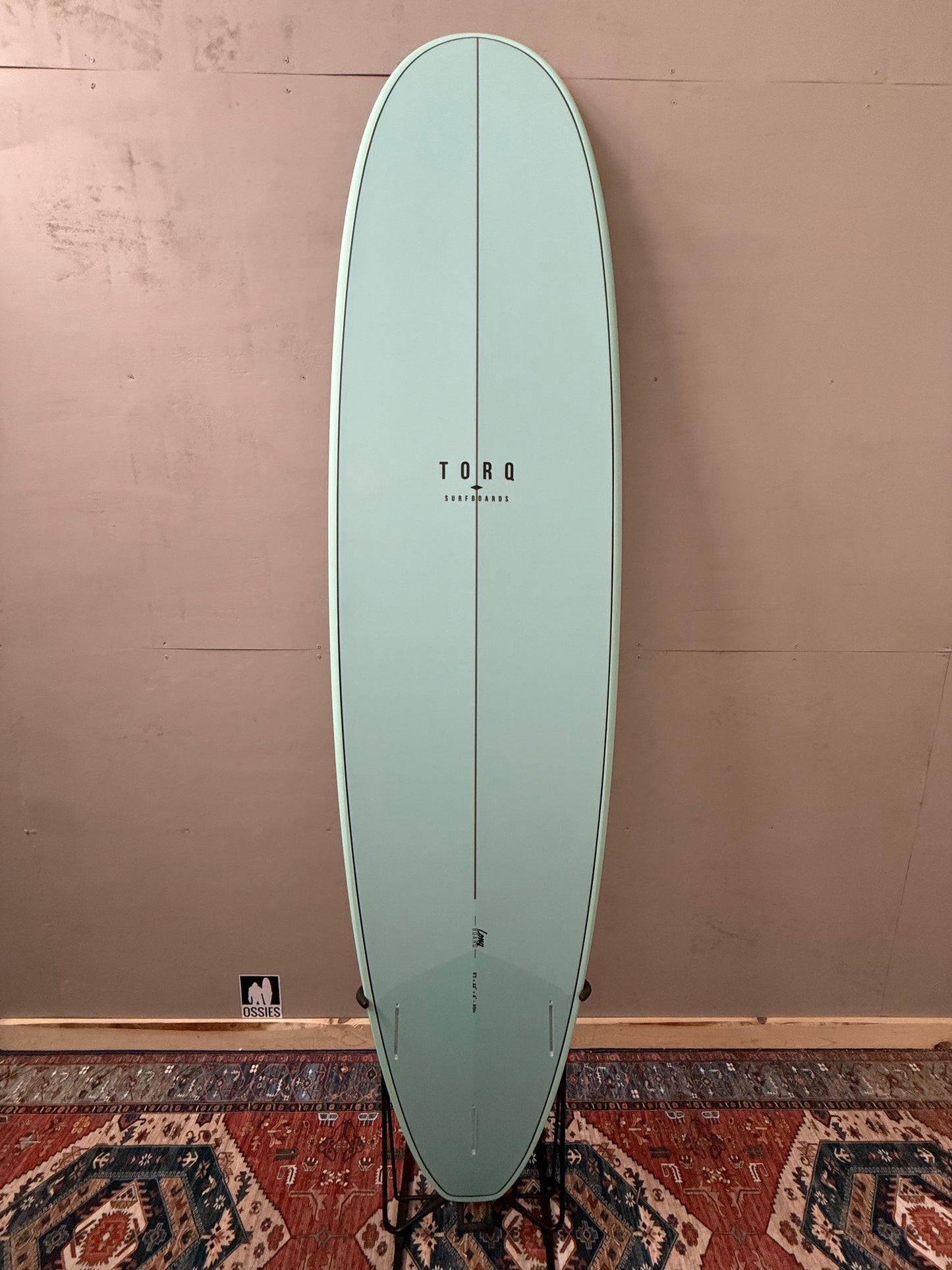 Torq Longboard 8'0" X 22" X 3" | 60L | TET Epoxy Surfboard - Seaglass
