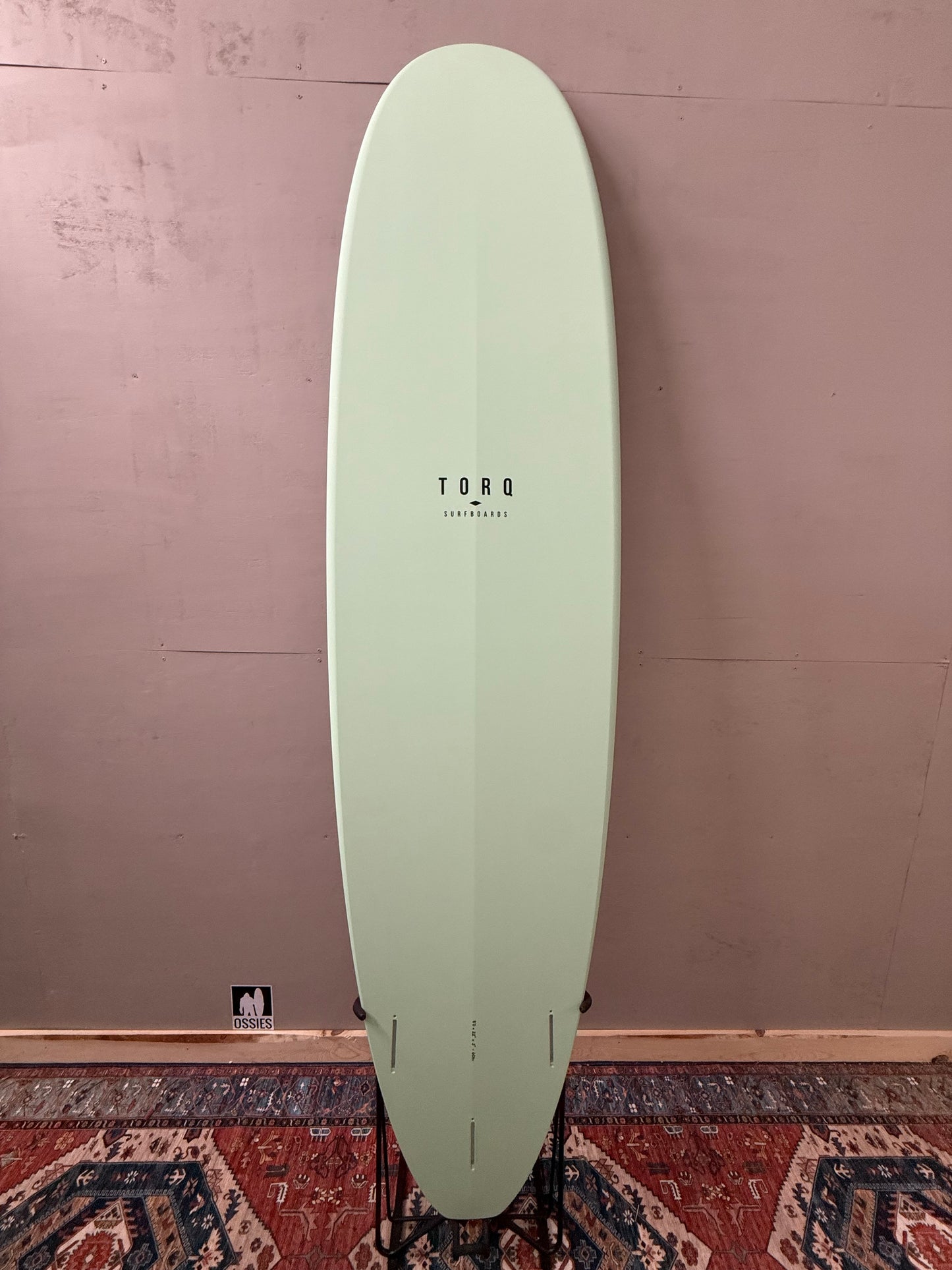 Torq Longboard 8'0" X 22" X 3" | 60L | TET Epoxy Surfboard - Palm Pattern