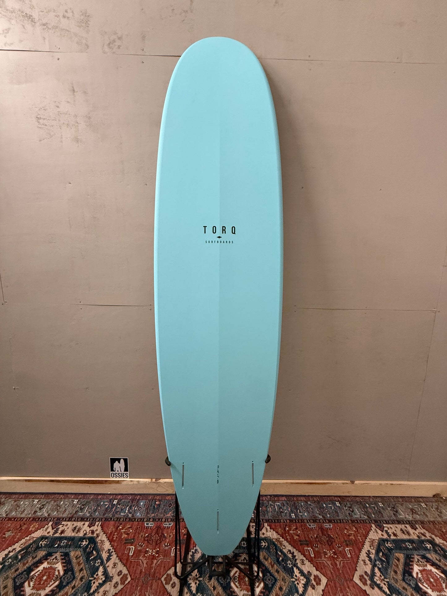 Torq Longboard 8'0" X 22" X 3" | 60L | TET Epoxy Surfboard- Blue Pattern