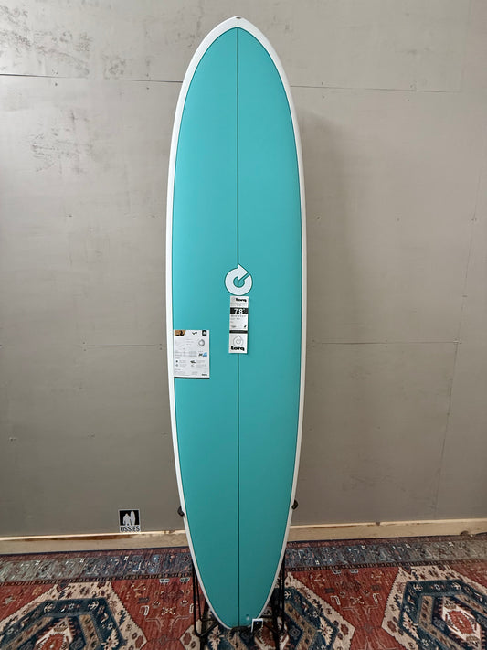 Torq Fun V+ 7'8" X 22 ½ X 3 ³⁄₁₆ | 63.9L | TET Epooxy Surfboard - Teal