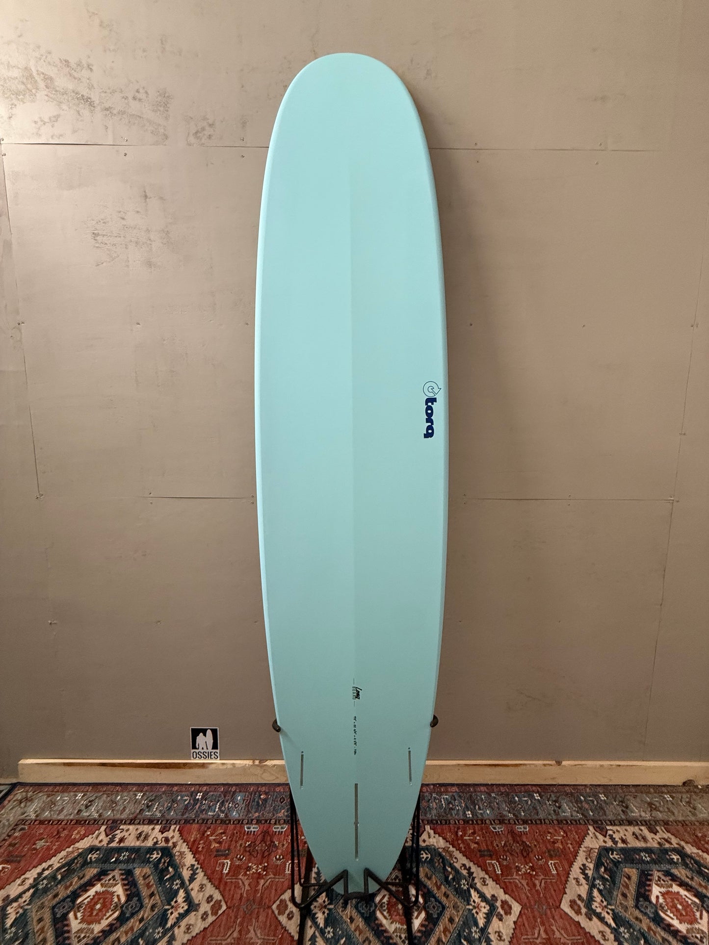 Torq Longboard 9'0" X 22 ¾ X 3 ⅛ | 72L | TET Epoxy Surfboard - Pacific Blue