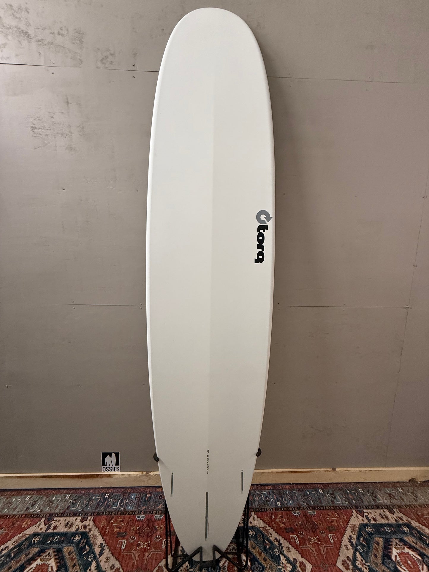Torq Longboard 9'0" X 22 ¾ X 3 ⅛ | 72L | TET Epoxy Surfboard - White