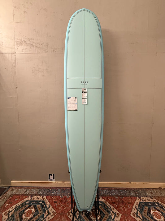 Torq Noserider Longboard 9'1" X 23" X 3 ⅛ | 77L | TET Epoxy Surfboard- Blue Pattern