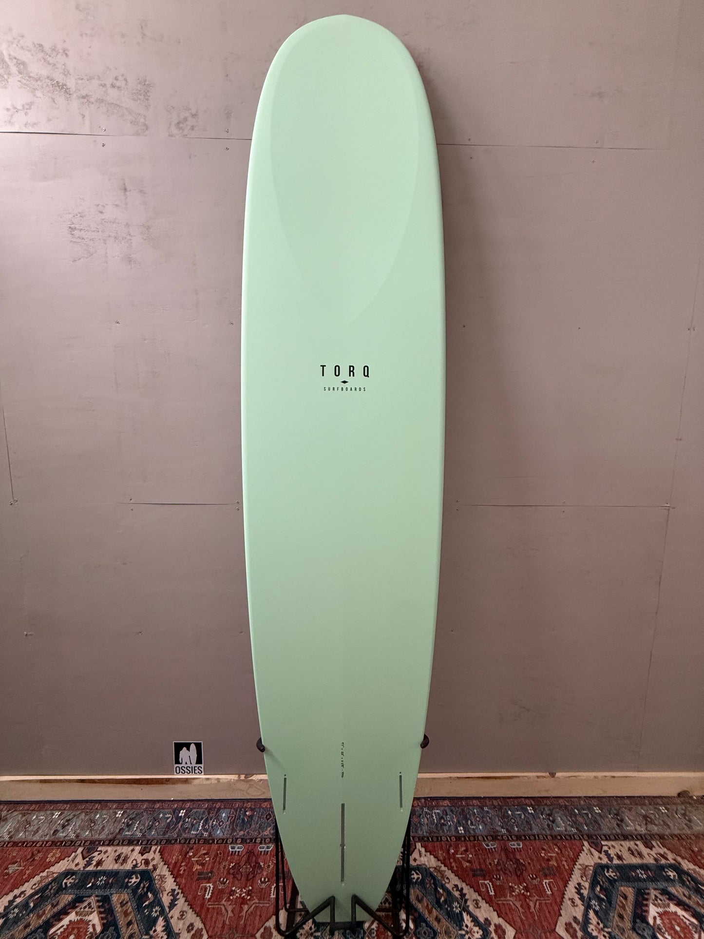 Torq Noserider Longboard 9'1" X 23" X 3 ⅛ | 77L | TET Epoxy Surfboard - Palm Pattern