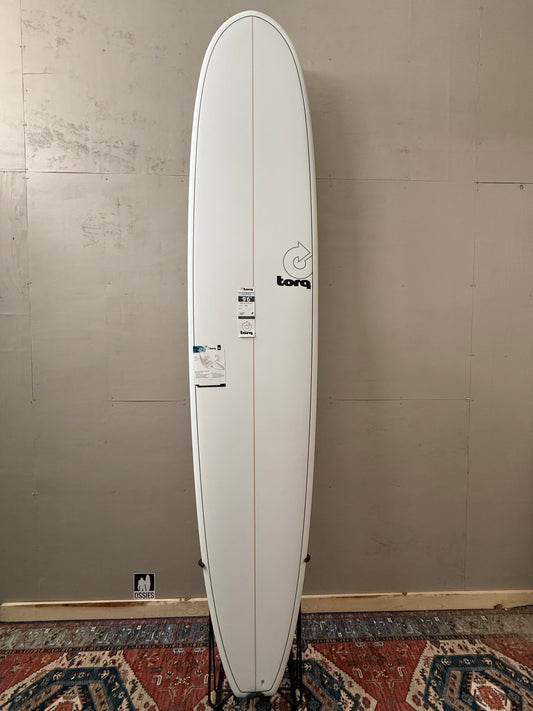 Torq Noserider Longboard 9'6" X 23 ½ X 3 ¼ | 88L |TET Epoxy Surfboard - White