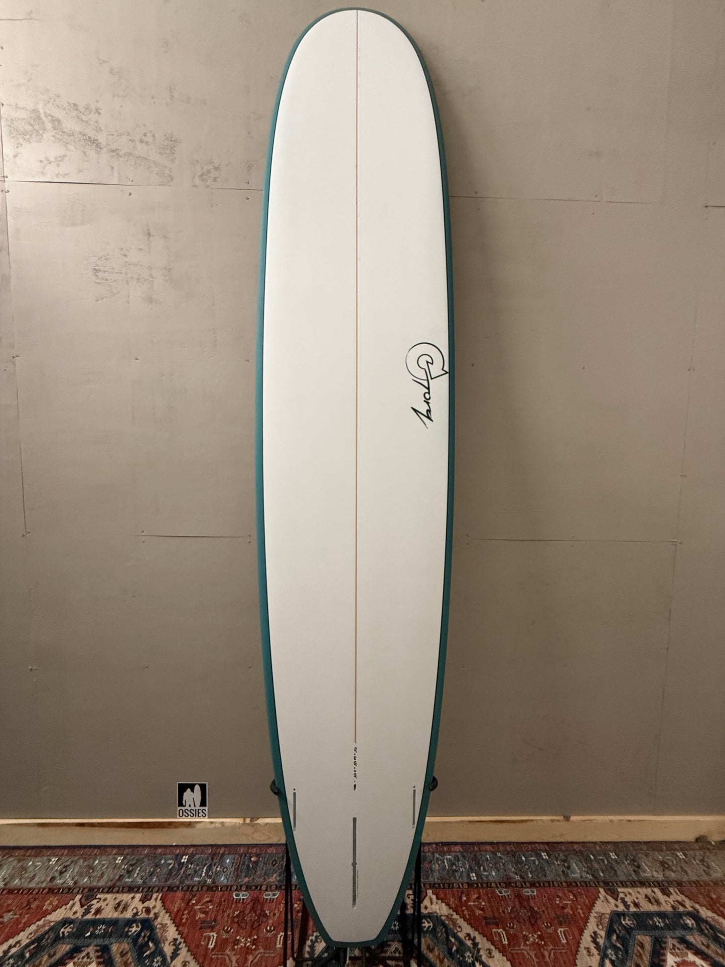 Torq Noserider Longboard 9'6" X 23 ½ X 3 ¼ | 88L | TET Epoxy Surfboard - Petrol